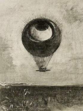 オディロン・ルドンの眼と気球